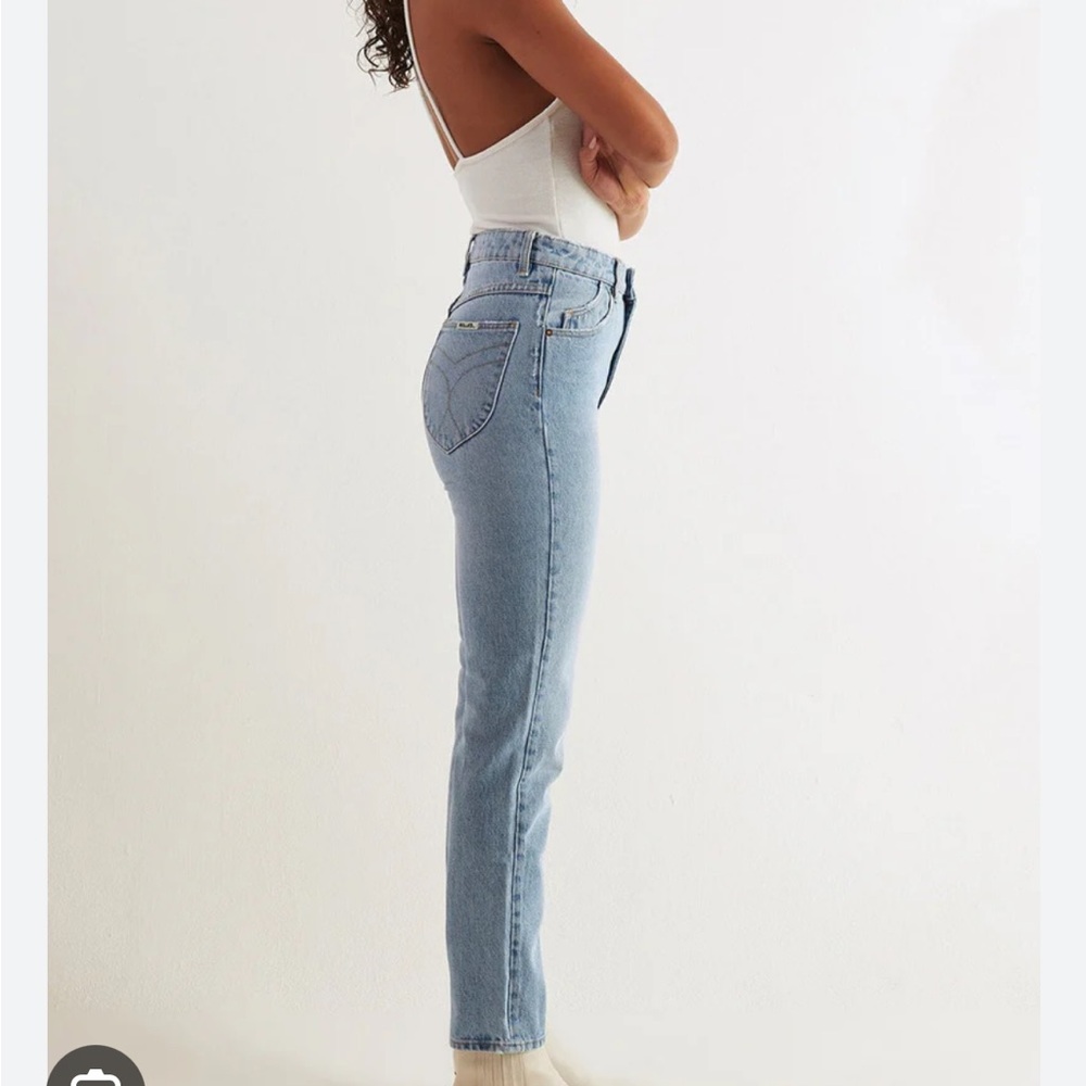Classic Light Blue Straight Leg Jeans